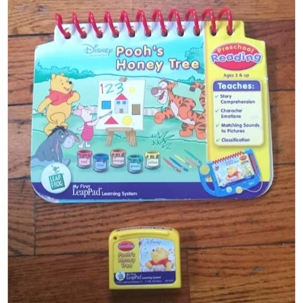 Leap Frog LeapsterPre School Reading BOOK CARTRIDGE Pooh's Honey Tree